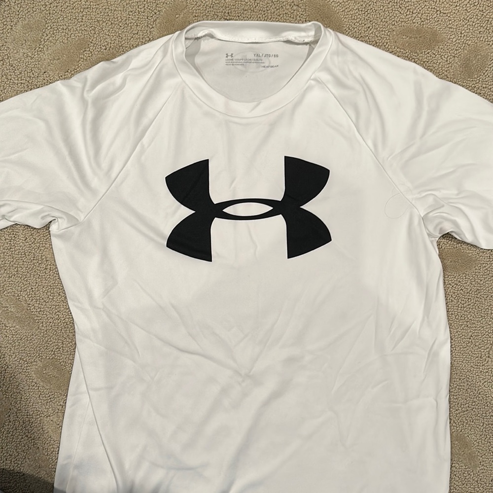 Under Armour White Heatgear T-Shirt